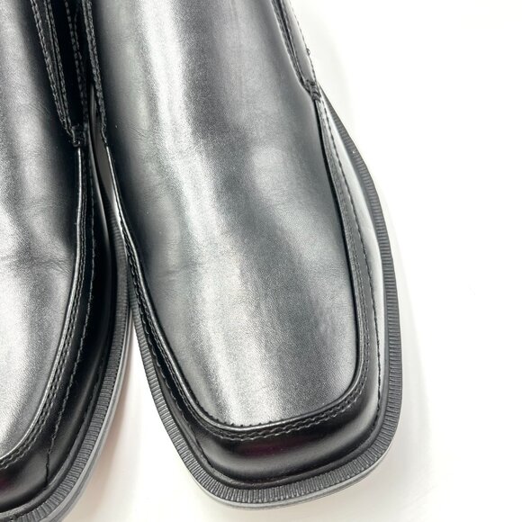 Dockers Mens Size 9.5‎ Black Faux Vegan Leather Slip On Loafers Dress Shoes main image 10